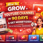 Grow a YouTube Channel in 90 Days and Get Monetized